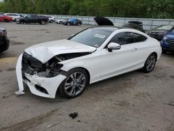 Salvage cars for sale from Copart Glassboro, NJ: 2017 Mercedes-Benz C 300 4matic