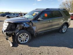 Salvage cars for sale from Copart Ontario Auction, ON: 2013 Ford Explorer XLT