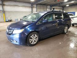 Salvage cars for sale at Chalfont, PA auction: 2016 Honda Odyssey EXL