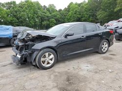 Salvage cars for sale from Copart Austell, GA: 2015 KIA Optima LX