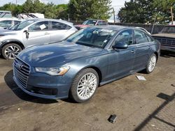 Salvage cars for sale at Denver, CO auction: 2016 Audi A6 Premium Plus