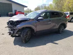 Salvage cars for sale at East Granby, CT auction: 2022 Honda CR-V EX