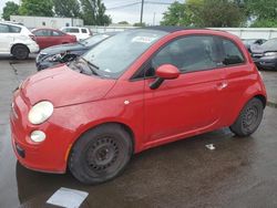 Salvage cars for sale from Copart Moraine, OH: 2012 Fiat 500 POP