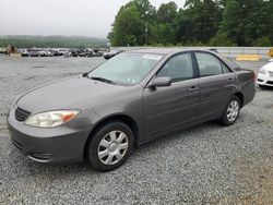 Salvage cars for sale at Concord, NC auction: 2003 Toyota Camry LE