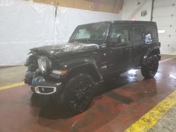 Salvage vehicles for parts for sale at auction: 2024 Jeep Wrangler Sahara 4XE