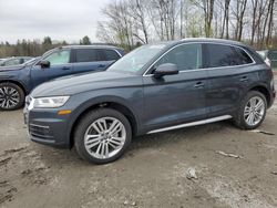 Salvage cars for sale at Candia, NH auction: 2018 Audi Q5 Premium Plus