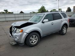 Salvage cars for sale at Littleton, CO auction: 2012 Ford Escape Limited