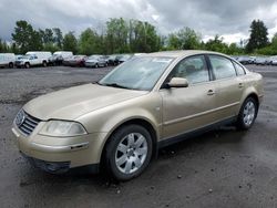 Salvage cars for sale at Portland, OR auction: 2002 Volkswagen Passat GLX