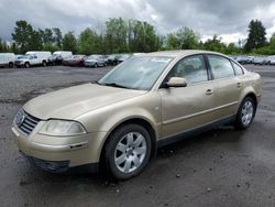 Volkswagen Passat salvage cars for sale: 2002 Volkswagen Passat GLX