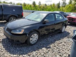 Salvage cars for sale at Windham, ME auction: 2012 Volkswagen Jetta SE