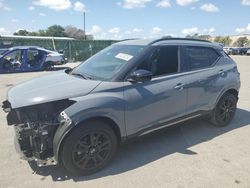 Salvage cars for sale from Copart Orlando, FL: 2021 Nissan Kicks SR