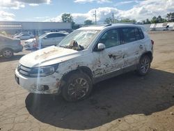 Salvage cars for sale at New Britain, CT auction: 2017 Volkswagen Tiguan Wolfsburg