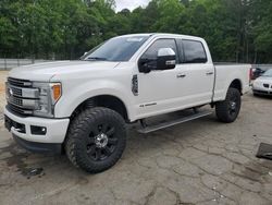 Salvage trucks for sale at Austell, GA auction: 2019 Ford F350 Super Duty