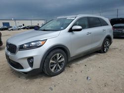 Salvage cars for sale from Copart Haslet, TX: 2019 KIA Sorento EX