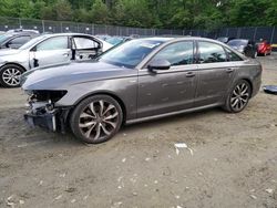 Salvage cars for sale at Waldorf, MD auction: 2013 Audi A6 Prestige
