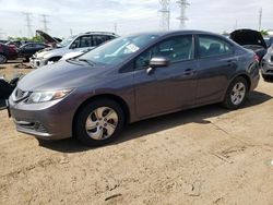 Salvage cars for sale at Elgin, IL auction: 2015 Honda Civic LX