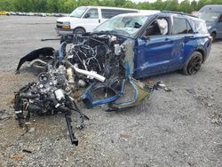 Salvage cars for sale at Ellwood City, PA auction: 2022 Ford Explorer ST