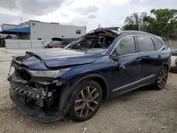 Salvage cars for sale at Opa Locka, FL auction: 2024 Acura MDX Technology