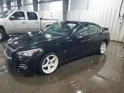 Salvage cars for sale at Ham Lake, MN auction: 2015 Infiniti Q50 Base