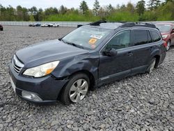 Salvage cars for sale at Windham, ME auction: 2011 Subaru Outback 3.6R Limited