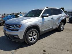 Salvage cars for sale from Copart Bakersfield, CA: 2018 Volkswagen Atlas SE