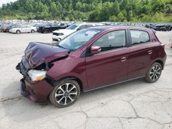 Salvage cars for sale at Hurricane, WV auction: 2023 Mitsubishi Mirage SE