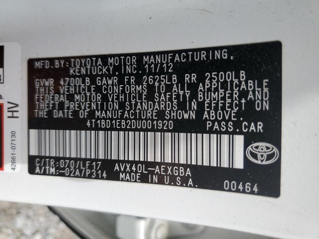 2013 Toyota Avalon Hybrid