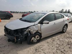 Salvage cars for sale at Houston, TX auction: 2015 KIA Forte LX