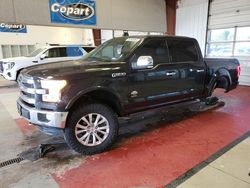 Salvage cars for sale at Angola, NY auction: 2015 Ford F150 Supercrew