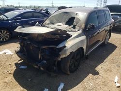 Salvage cars for sale from Copart Elgin, IL: 2011 Toyota Highlander Limited