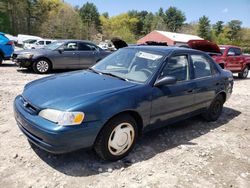 Salvage cars for sale from Copart Mendon, MA: 2000 Toyota Corolla VE
