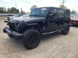 Salvage cars for sale at Riverview, FL auction: 2018 Jeep Wrangler Unlimited Sahara