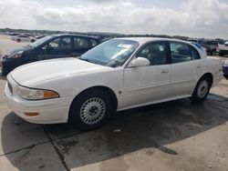 Salvage cars for sale at Grand Prairie, TX auction: 2001 Buick Lesabre Custom