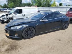 Salvage cars for sale at Finksburg, MD auction: 2016 Tesla Model S