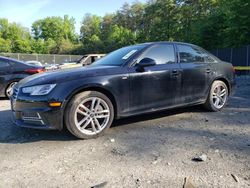 Salvage cars for sale from Copart Waldorf, MD: 2017 Audi A4 Premium