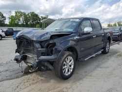 Salvage cars for sale at Spartanburg, SC auction: 2015 Ford F150 Supercrew