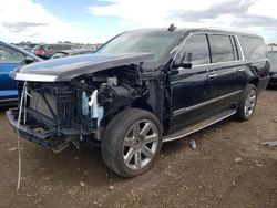 Salvage cars for sale at Elgin, IL auction: 2017 Cadillac Escalade ESV Luxury