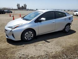 Toyota Prius salvage cars for sale: 2017 Toyota Prius