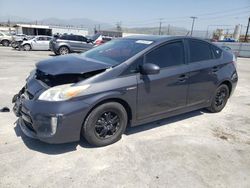 Salvage cars for sale at Sun Valley, CA auction: 2015 Toyota Prius