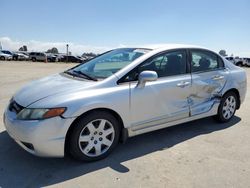 Salvage cars for sale from Copart Fresno, CA: 2008 Honda Civic LX