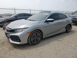 Salvage cars for sale at Houston, TX auction: 2017 Honda Civic EX