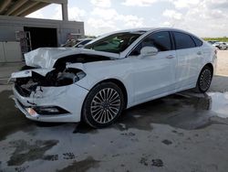 Salvage vehicles for parts for sale at auction: 2018 Ford Fusion TITANIUM/PLATINUM