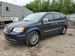 Vehiculos salvage en venta de Copart West Mifflin, PA: 2011 Chrysler Town & Country Limited