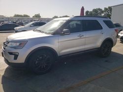 Salvage cars for sale at Sacramento, CA auction: 2018 Ford Explorer XLT