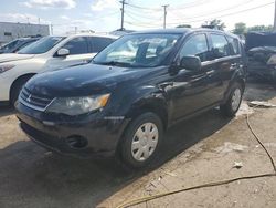 Salvage cars for sale at Chicago Heights, IL auction: 2008 Mitsubishi Outlander ES