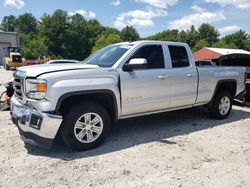 Salvage trucks for sale at Mendon, MA auction: 2015 GMC Sierra K1500 SLE