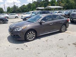 Salvage cars for sale at Savannah, GA auction: 2017 Hyundai Sonata Sport