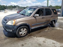 Salvage cars for sale from Copart Apopka, FL: 2002 Honda CR-V EX
