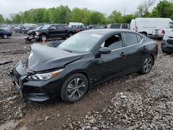 Nissan salvage cars for sale: 2020 Nissan Sentra SV