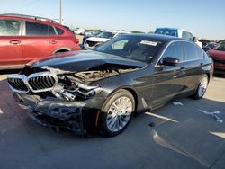 Salvage cars for sale at Grand Prairie, TX auction: 2022 BMW 530 I